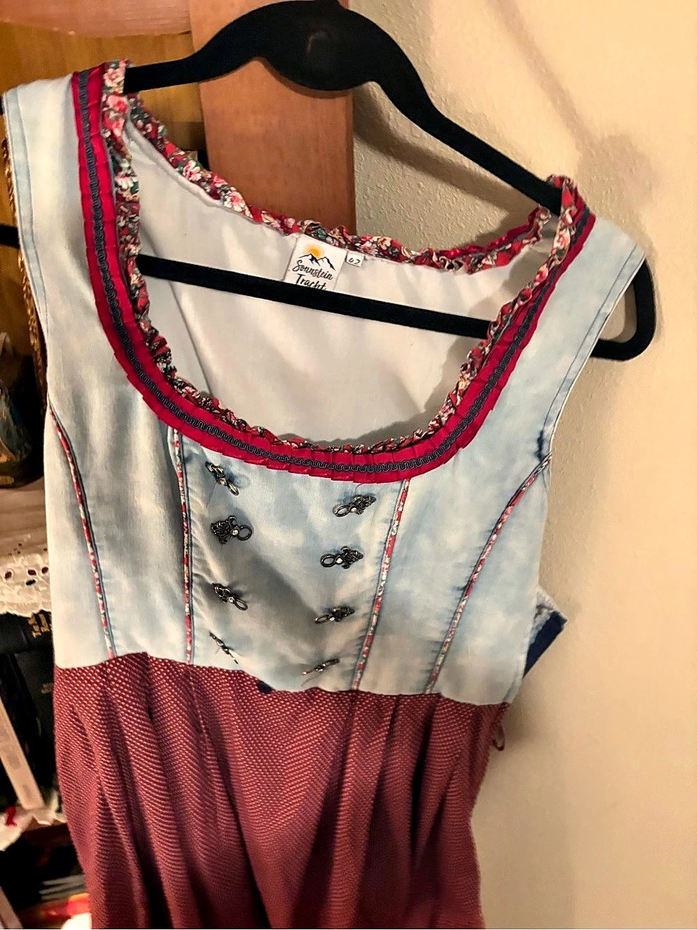 Sonnstein Tracht Trachten Midi Drindle Dress